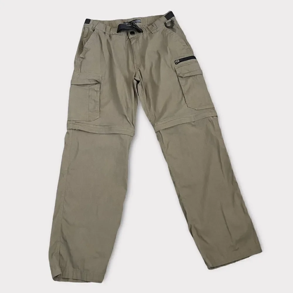 BC Clothing Tactical Cargo Beige Zip Off Hiking Trail Pants